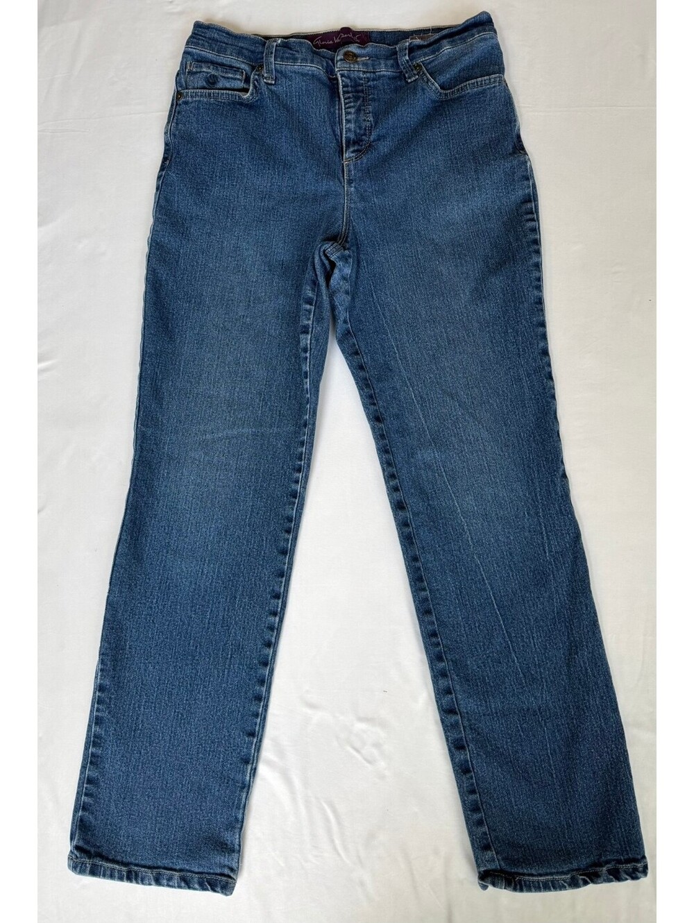 Gloria Vanderbilt Amanda Classic Jeans Size 6 SHORT Medium Wash Straight Leg